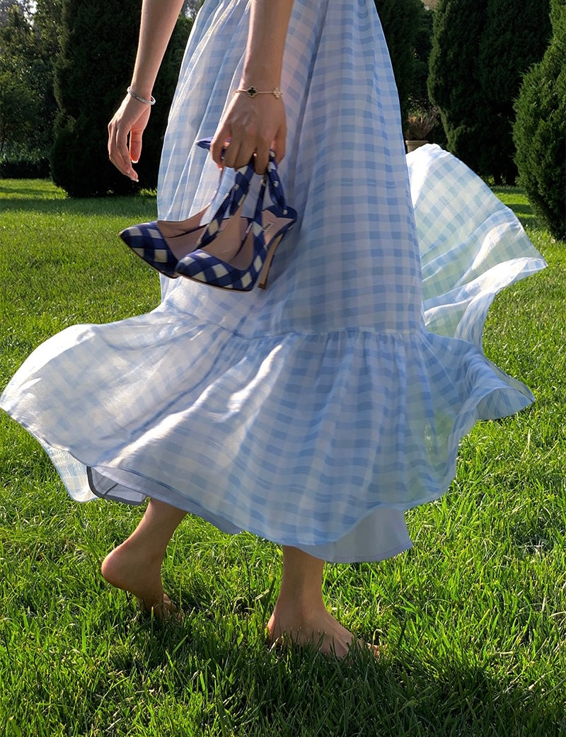 Plaid picnic dress