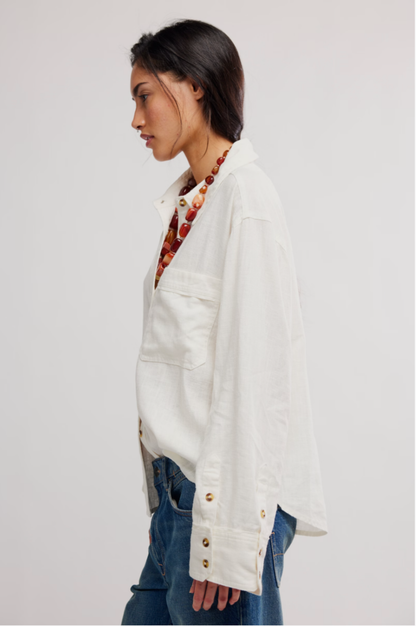 Linen Laurel Top