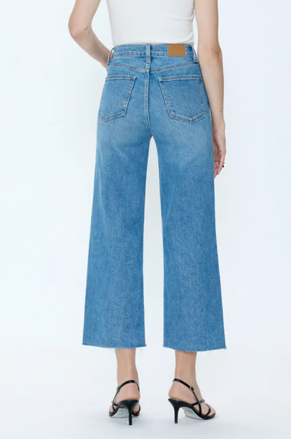 Lana Crop High Rise Ultra Wide Leg - Wild Heart