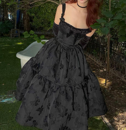 Dark rum dress