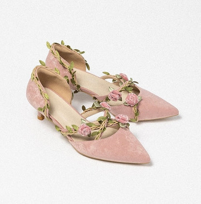 Vining roses shoes