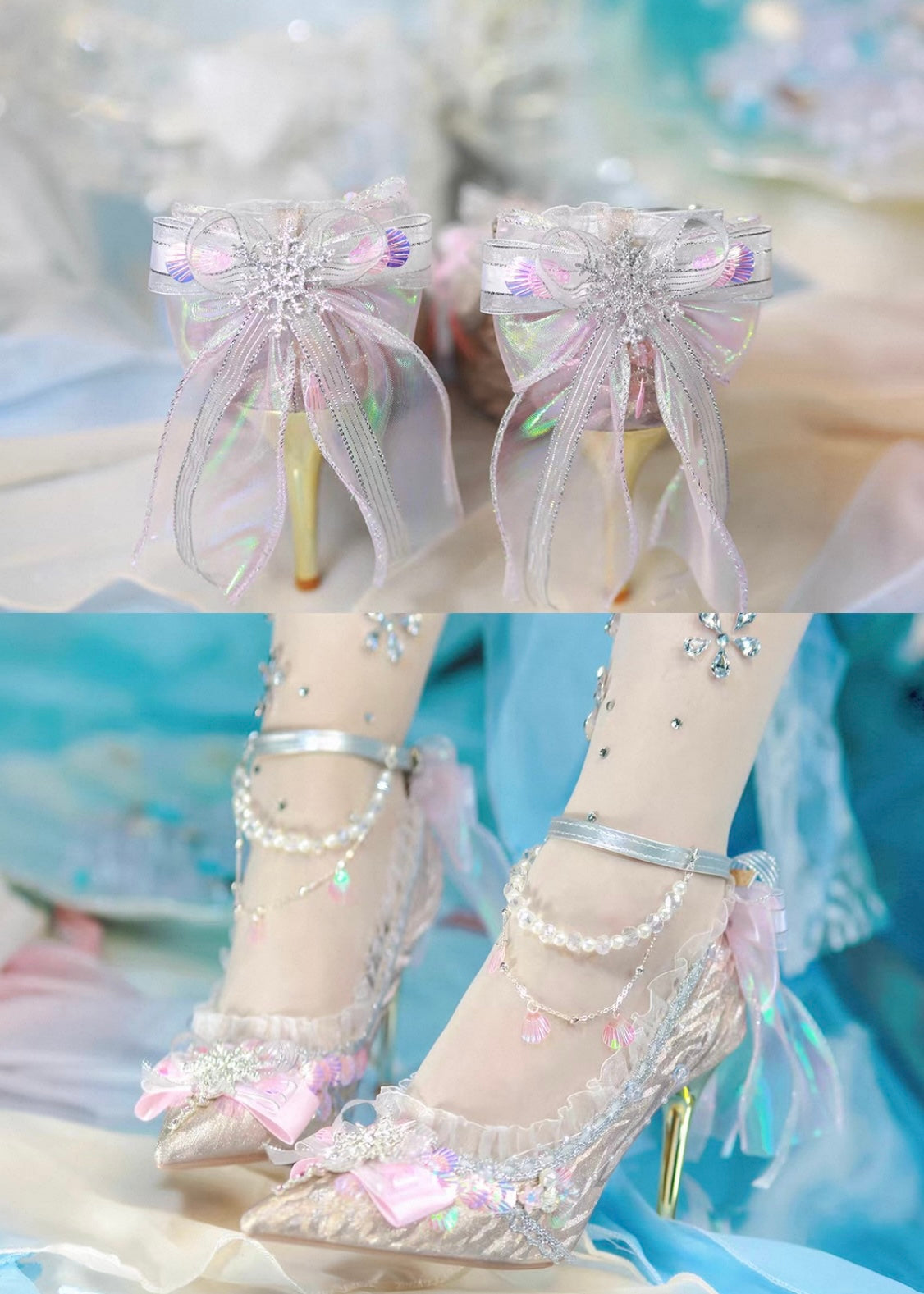 Mermaid princess heels 🧜🏻‍♀️