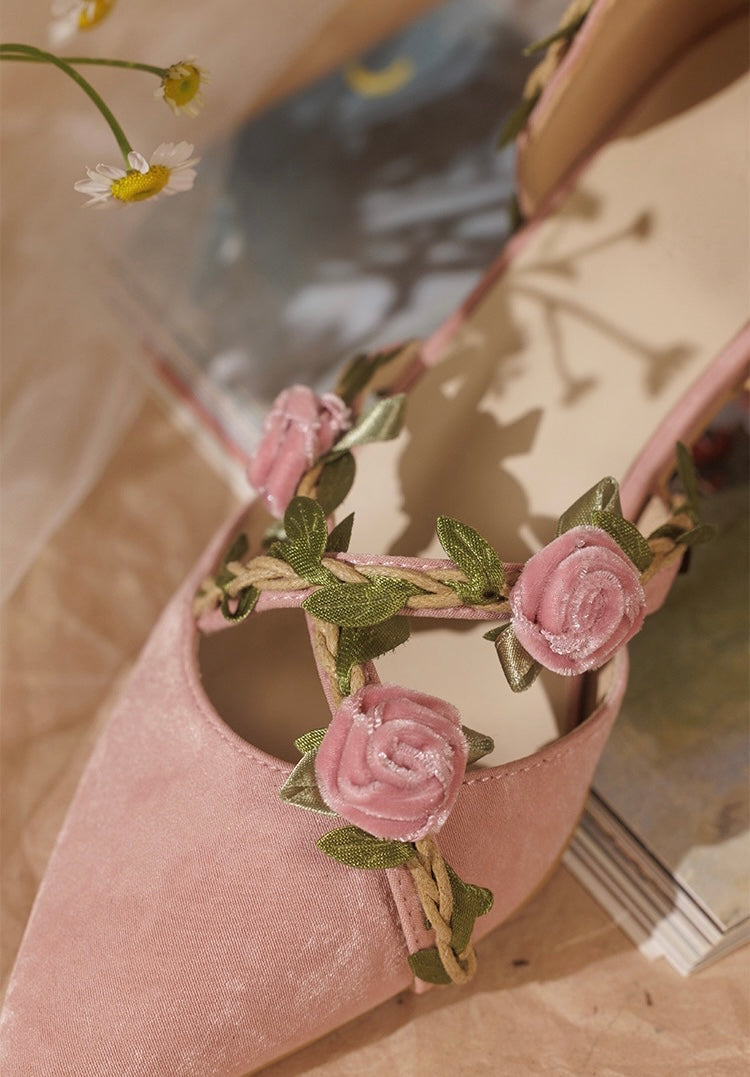 Vining roses shoes