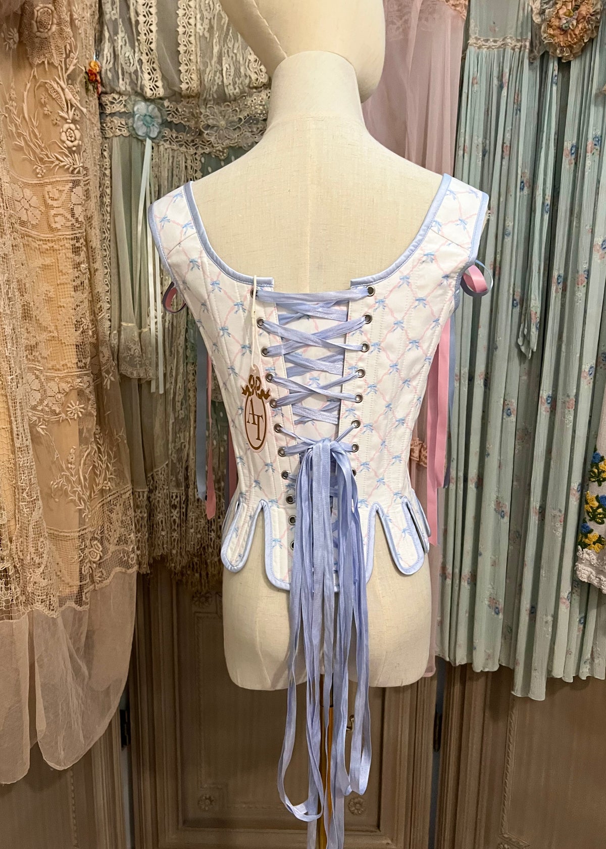 Baby Bow corset & skirt Set