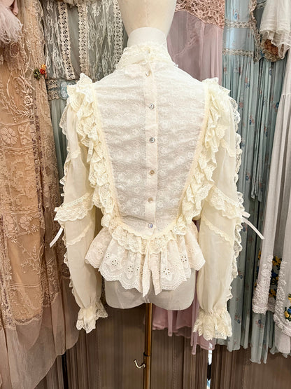 Victorian romance blouse