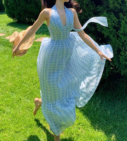 Plaid picnic dress