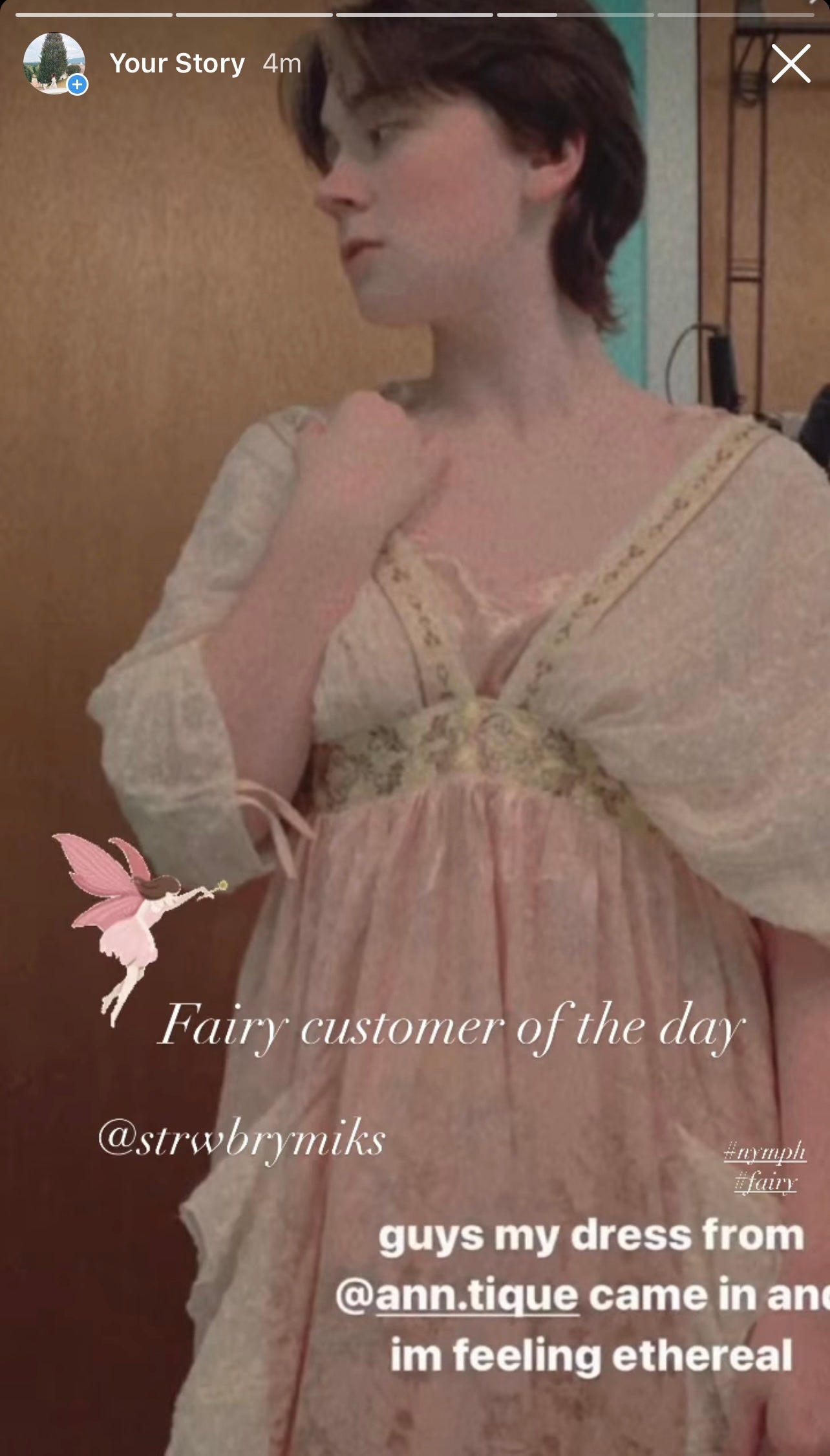 Moon fairy dress