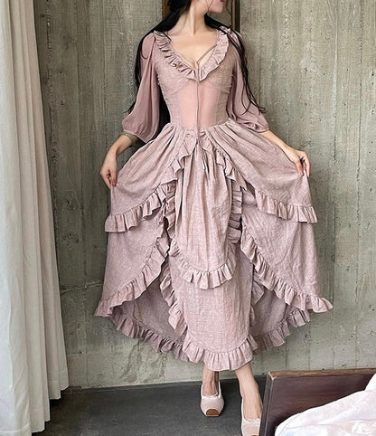 Flower buds dress
