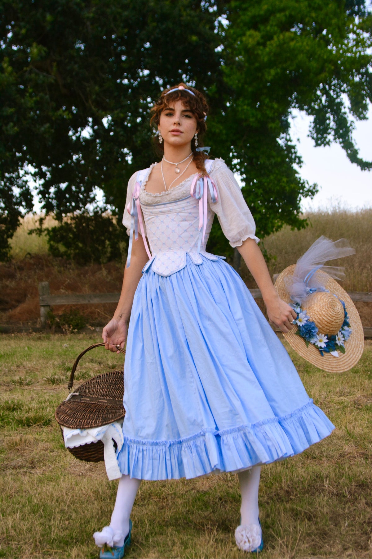 Baby Bow corset & skirt Set