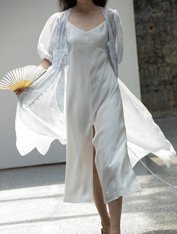Ceramic-print dress