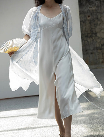 Ceramic-print dress