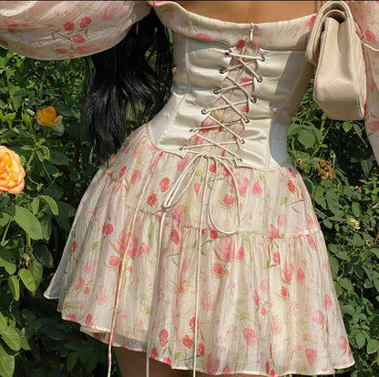 Trumpet vine dress