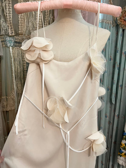 White orchid dress