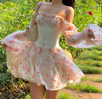 Trumpet vine dress