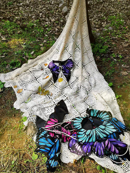 Butterfly garden collar