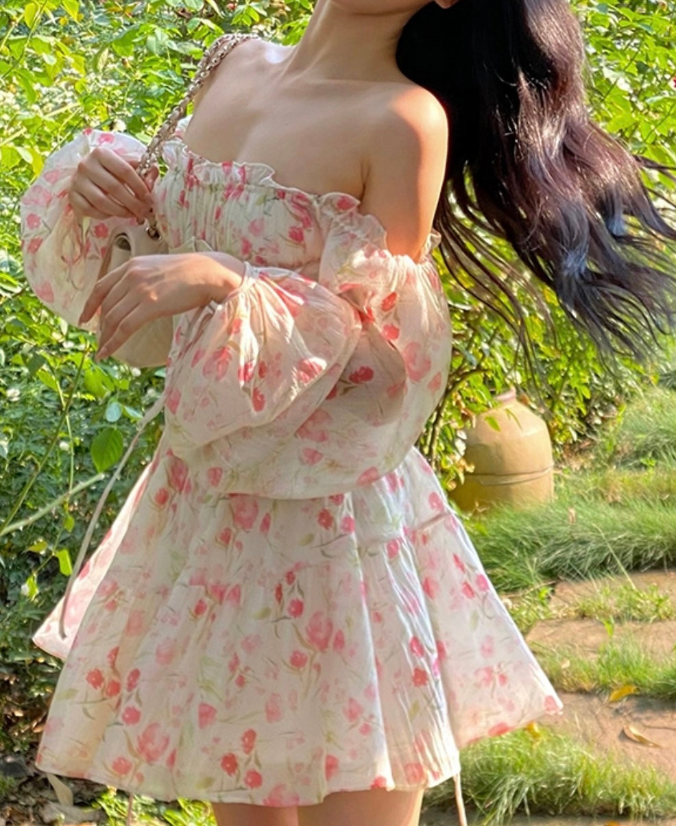 Trumpet vine dress