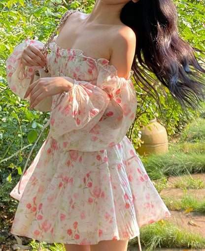 Trumpet vine dress