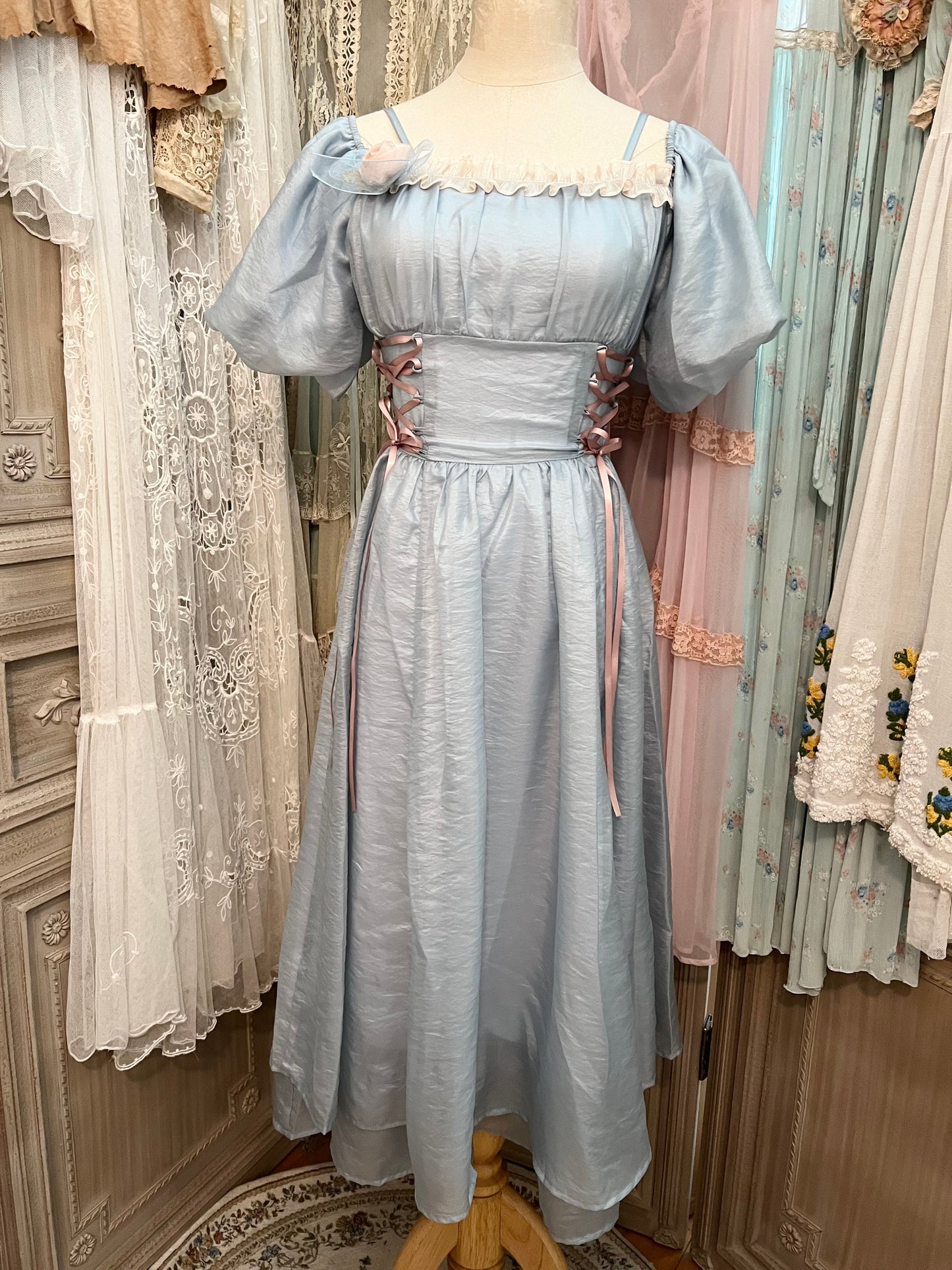 Misty rainbow dress