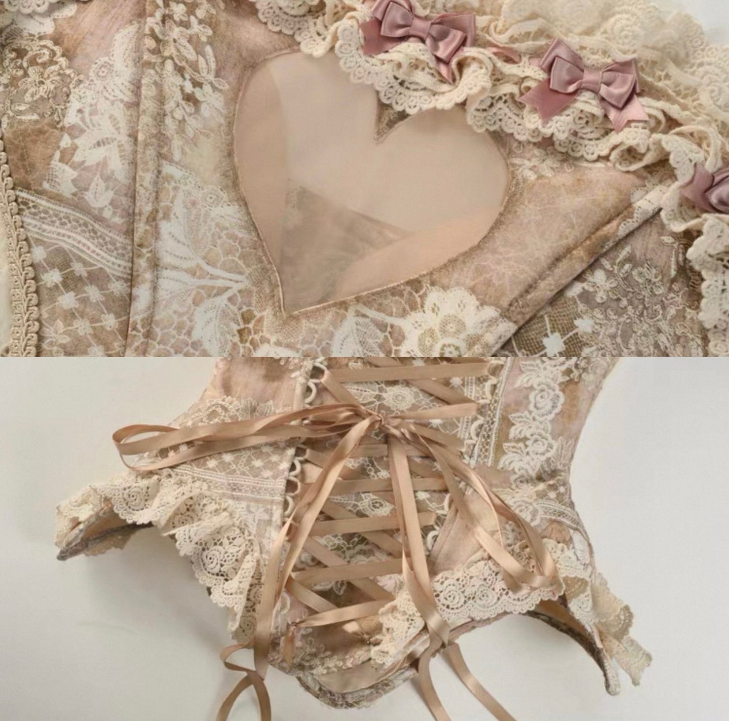 Tempting heart corset