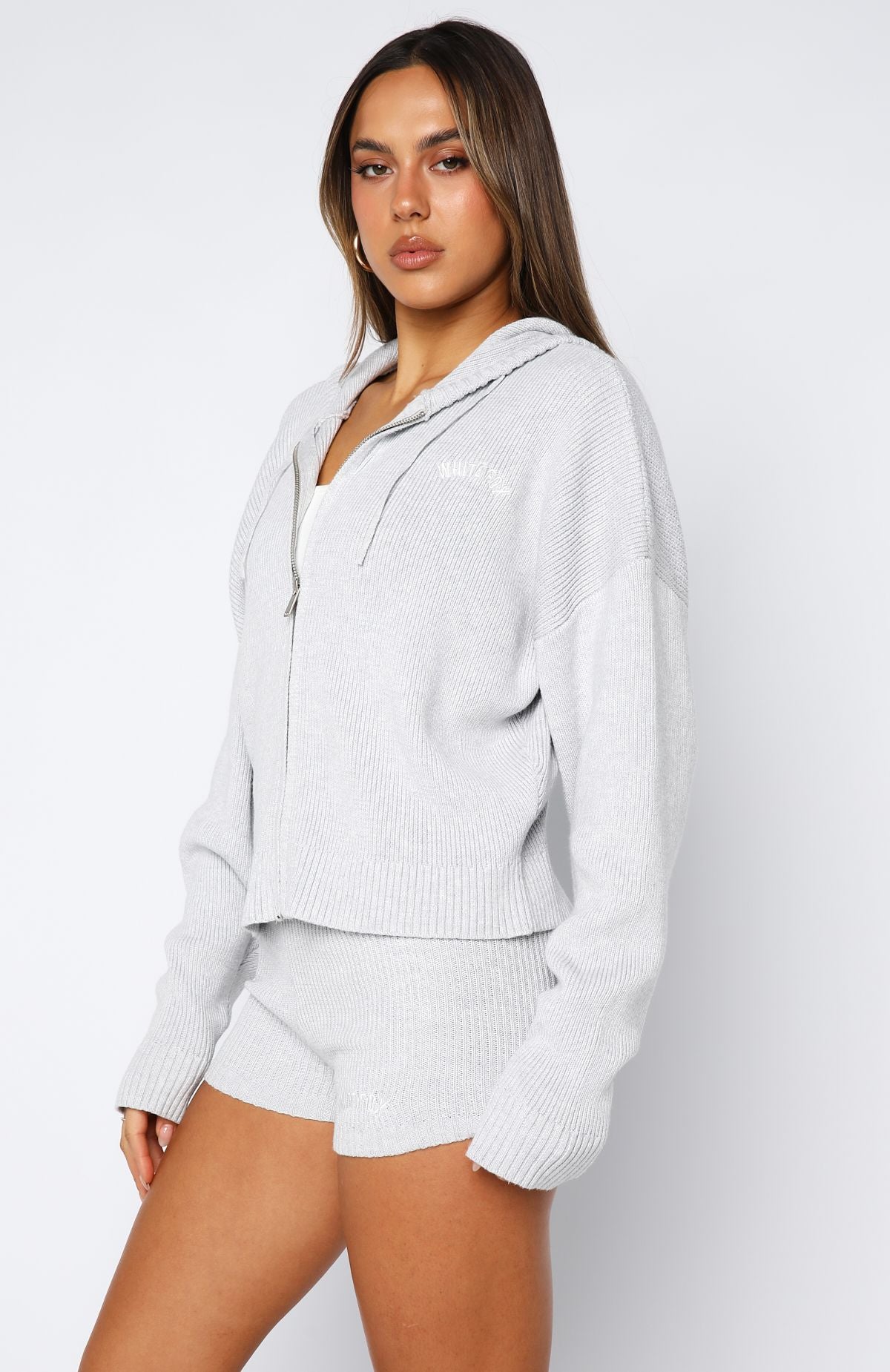 Floating By Knit Shorts Grey Marle