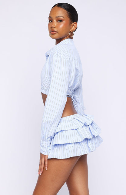 Lightening Hour Long Sleeve Shirt Sky Blue