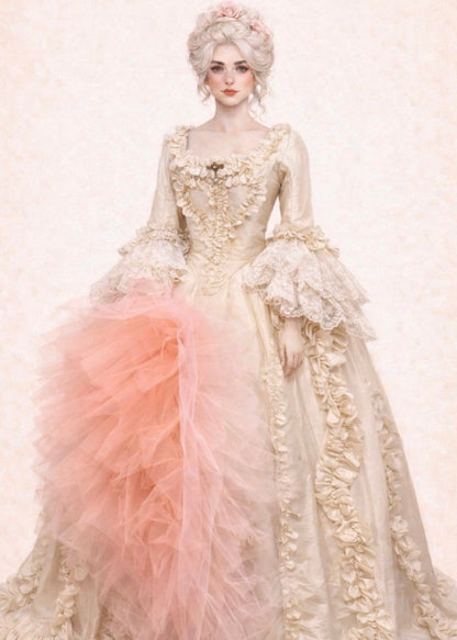 Let them eat cake gown 🎂🎀🦢