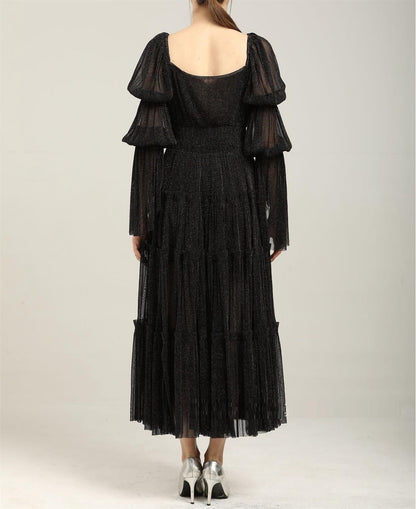 Autumn Floating tulle dress