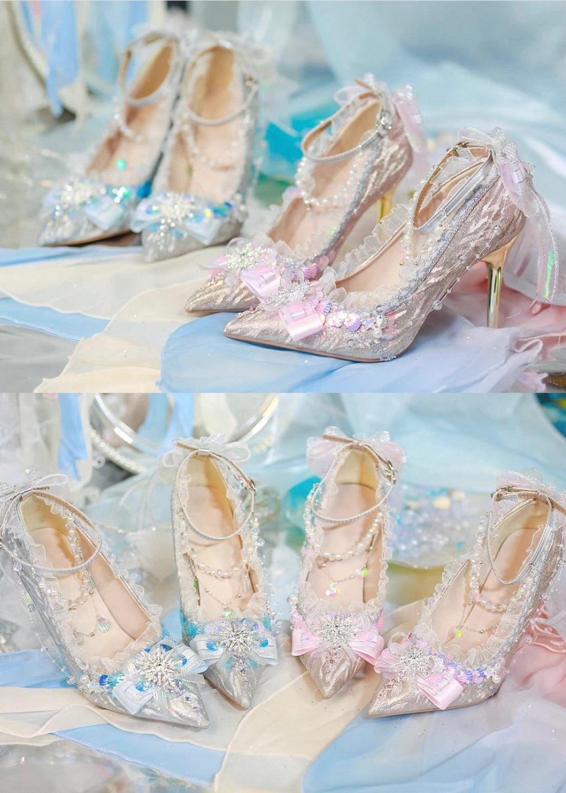 Mermaid princess heels 🧜🏻‍♀️
