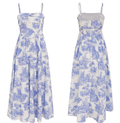 Pastoral toile dress duster and dress set