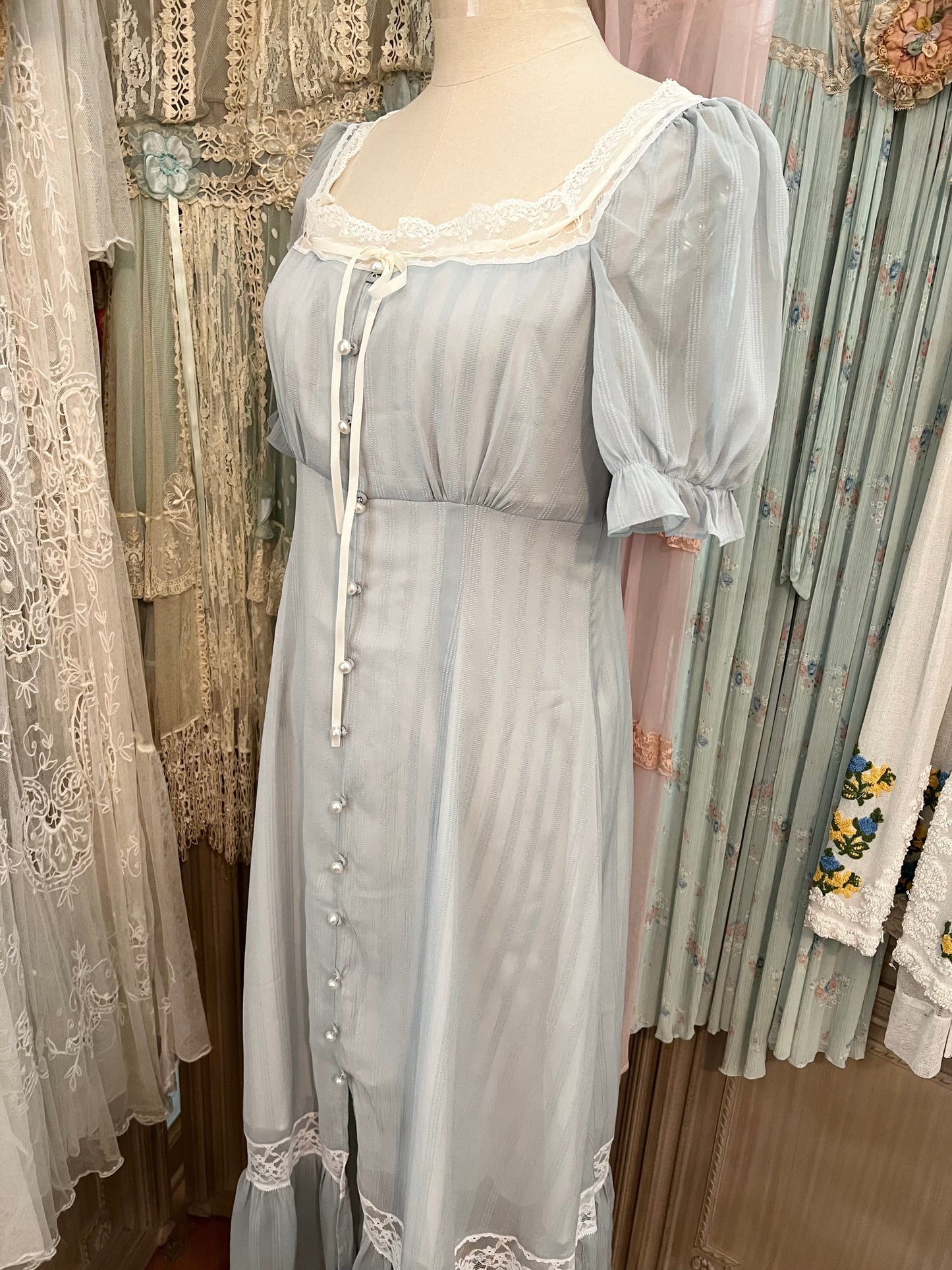 Tranquil blue dress