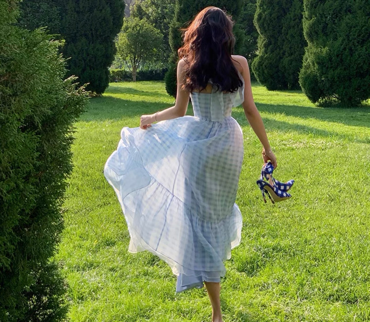 Plaid picnic dress