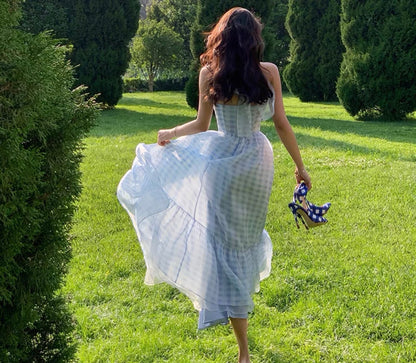 Plaid picnic dress