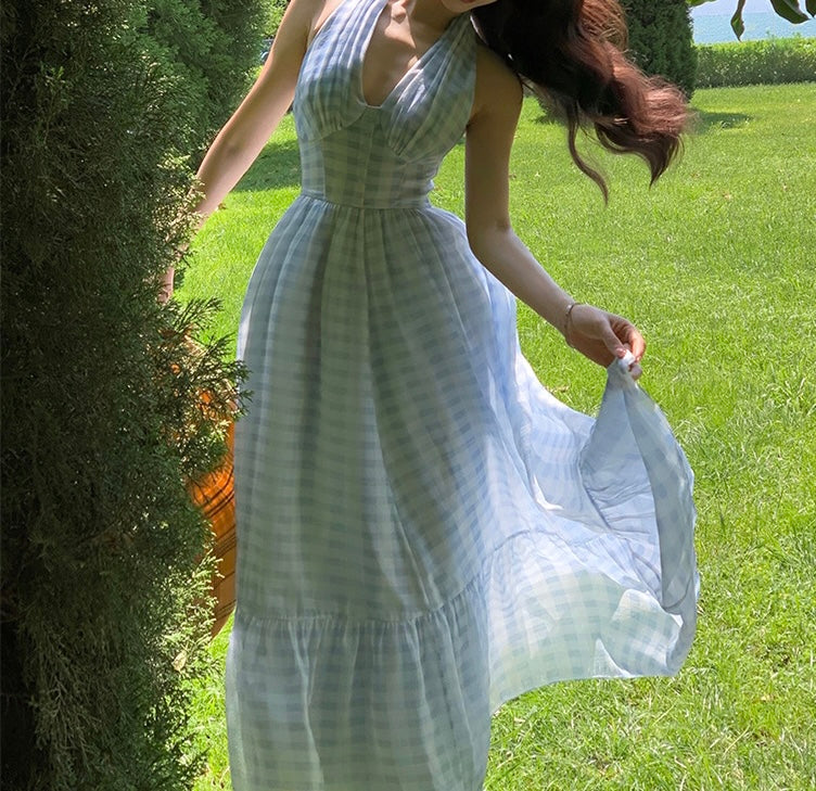 Plaid picnic dress