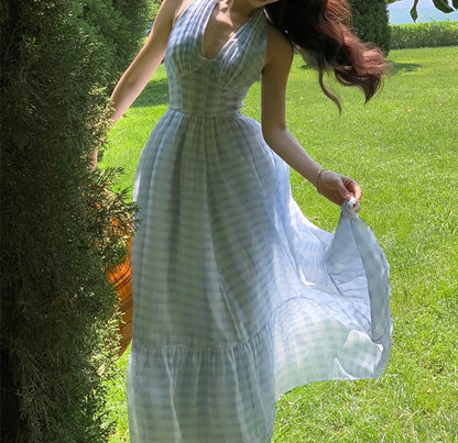 Plaid picnic dress