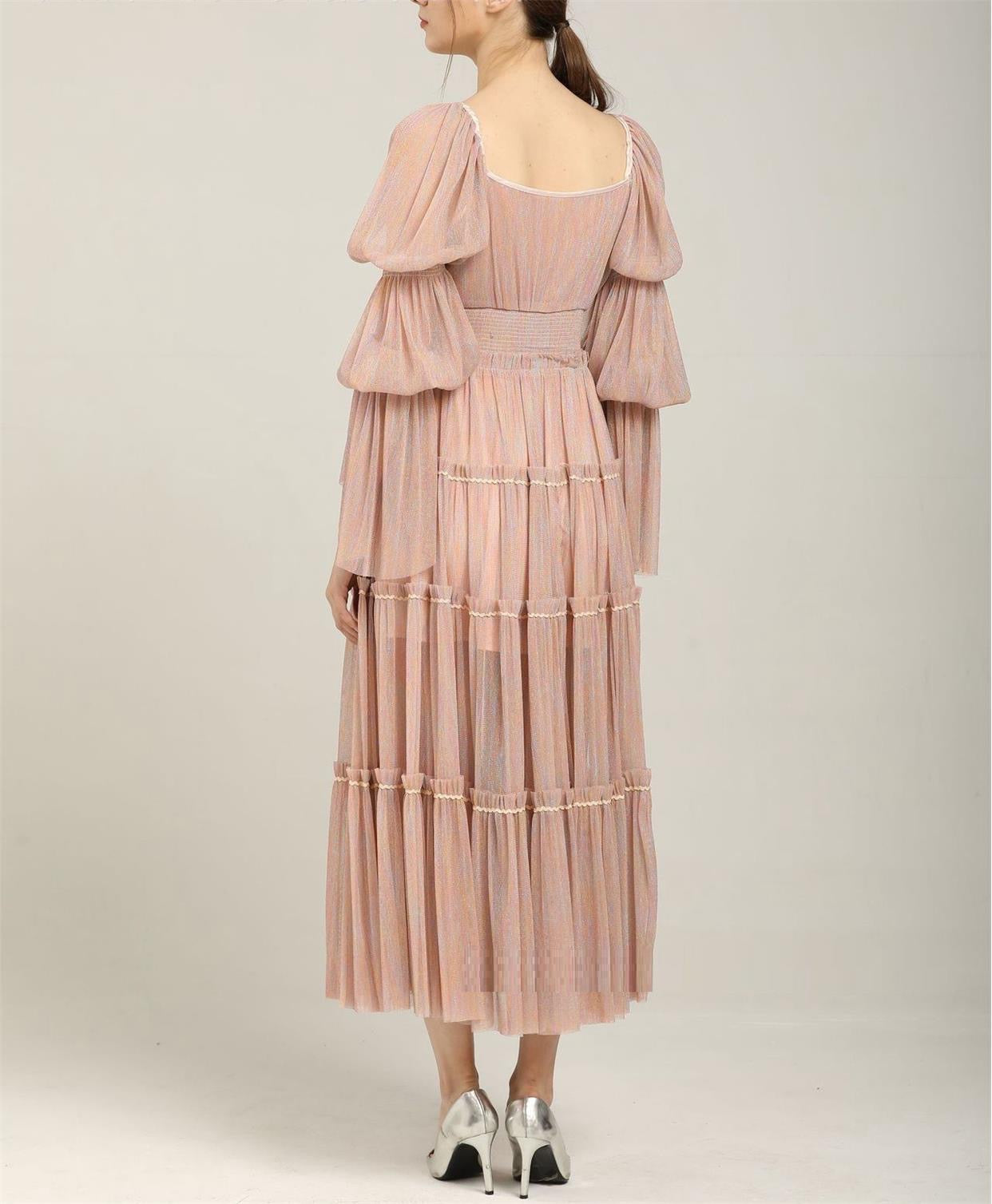 Autumn Floating tulle dress