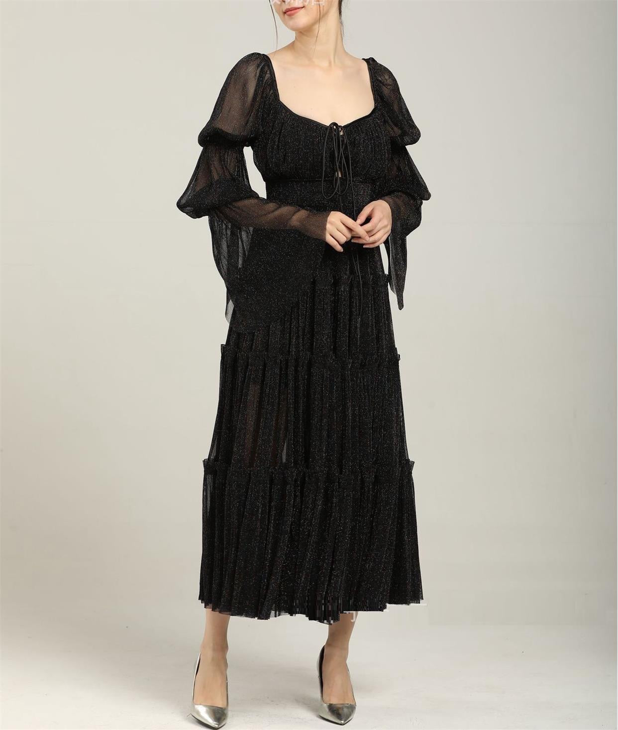 Autumn Floating tulle dress