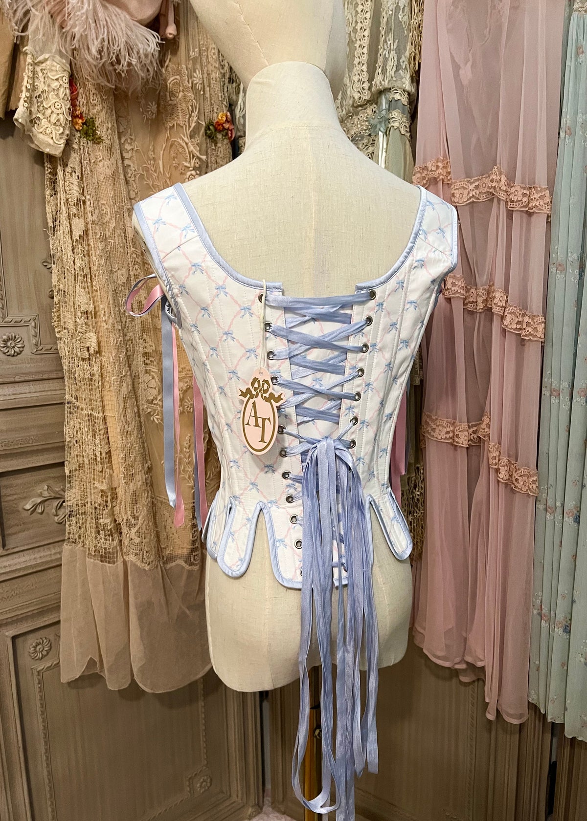 Baby Bow corset & skirt Set