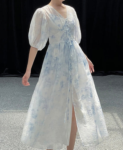 Ceramic-print dress