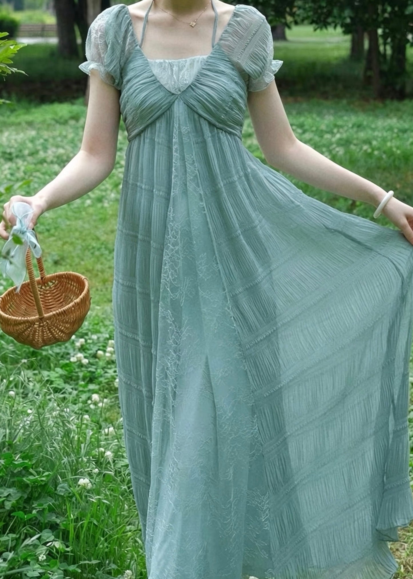 Misty meadow fairy dress