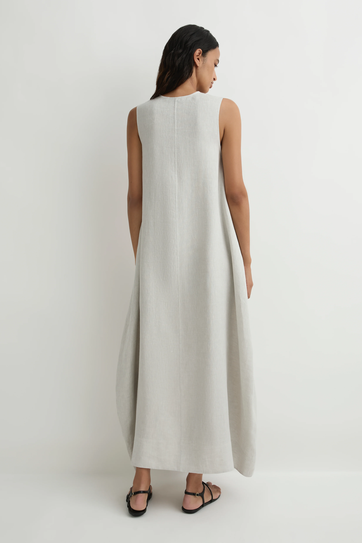 BONDI BORN Delphi Cocoon Dress - Dove