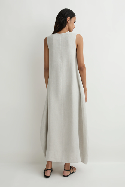 BONDI BORN Delphi Cocoon Dress - Dove