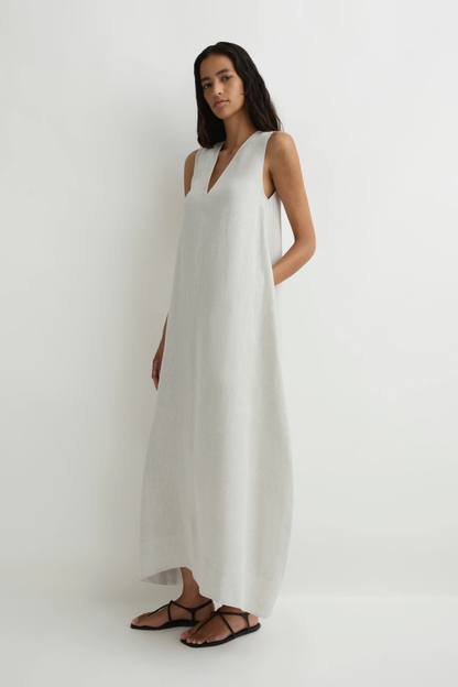 BONDI BORN Delphi Cocoon Dress - Dove