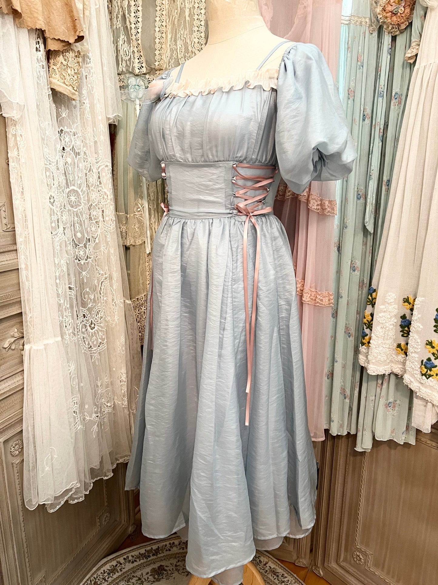 Misty rainbow dress