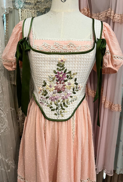 Ribbonwork Bouquet corset