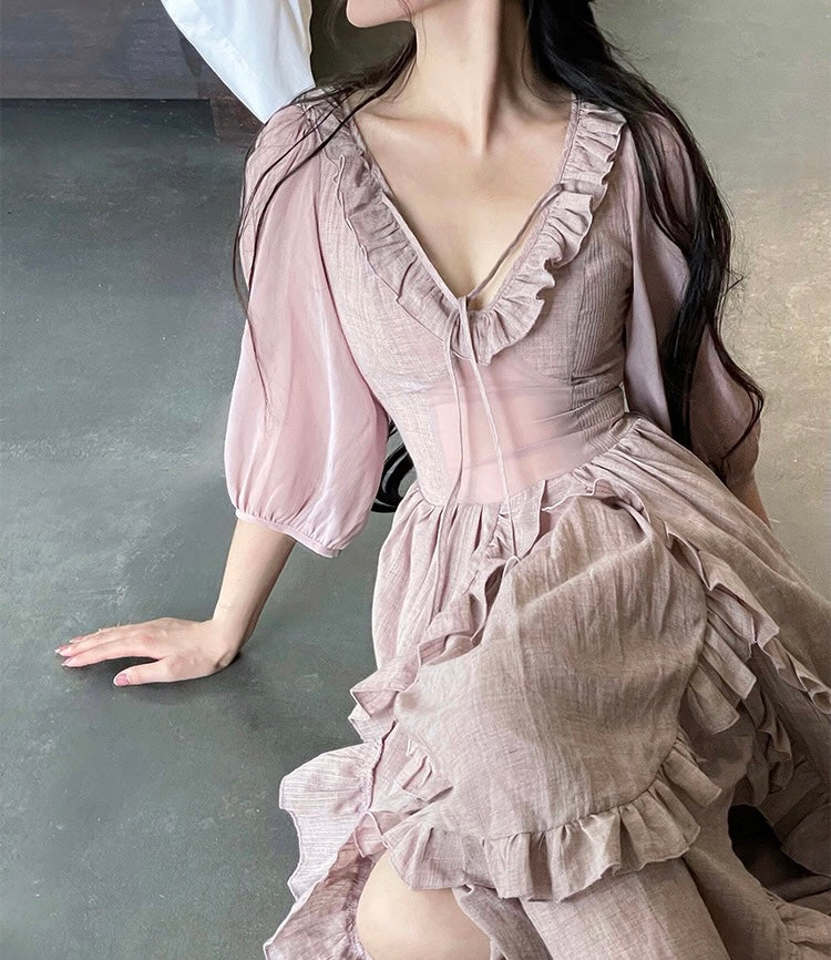 Flower buds dress