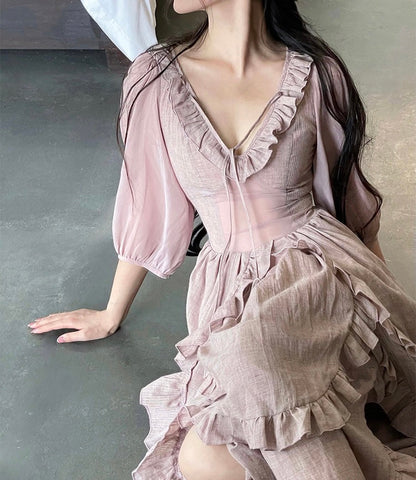 Flower buds dress
