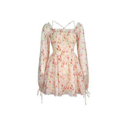 Trumpet vine dress