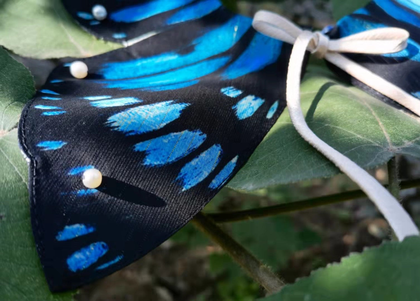 Butterfly garden collar