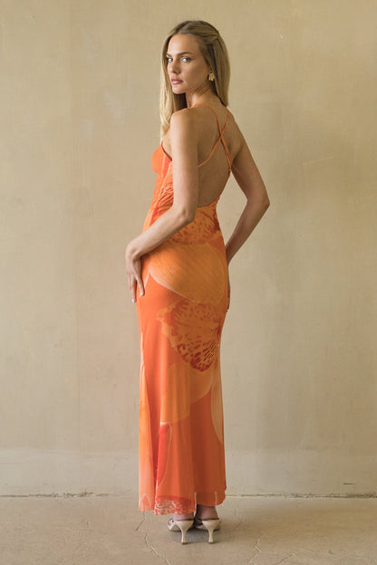 Chelley Keyhole Maxi Dress