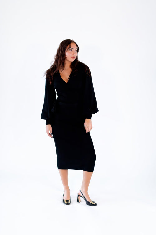 Louise Knit Sweater Dress